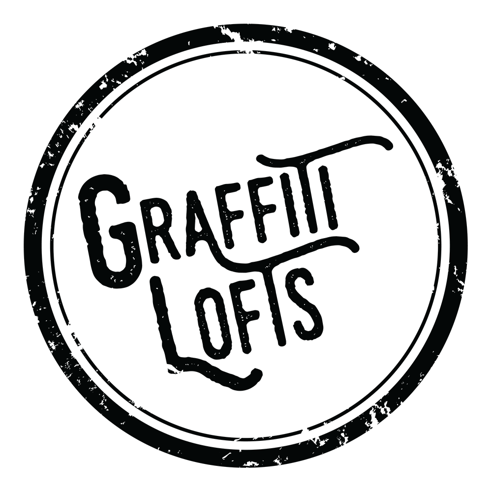 A stamp with the words "GRAFFITI LOFTS" written on it.